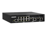 QNAP QSW-M2108R-2C 8x 2.5GbE 2x 10GbE SFP+ NBASE-T Combo web managed switch