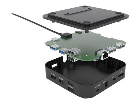 I-TEC USB-C Dual Display MST DS 2xDP 1xGLAN 3xUSB 3.1 2xUSB 2.0 1xUSB-C-DatA 1xAudio/Mic Jack 1x100W USB-C PD + Charger 112W