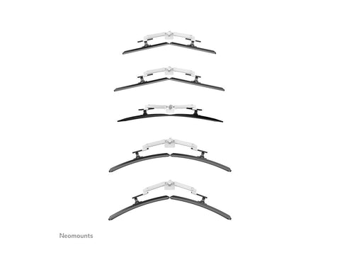 NEOMOUNTS DS65S-950WH2 Support décran à fixer 24-34p - ressort à gaz - Topfix - multiréglable - arrêt 180