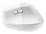LOGITECH Lift for Mac Vertical mouse ergonomic optical 6 buttons wireless Bluetooth Bolt USB receiver off-white