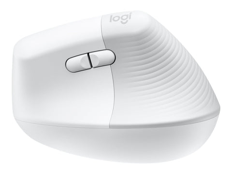 LOGITECH Lift for Mac Vertical mouse ergonomic optical 6 buttons wireless Bluetooth Bolt USB receiver off-white