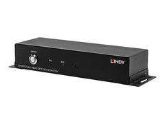 LINDY 2 Port Dual Head DisplayPort 1.2 KVM Switch 4x USB2.0 2x DP 1.2 Output