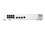 QNAP QSW-308-1C Eight 1GbE NBASE-T ports Three 10GbE SFP+ with shared one 10GBASE-T ports Unmanage Switch 10GbE NBASE-T