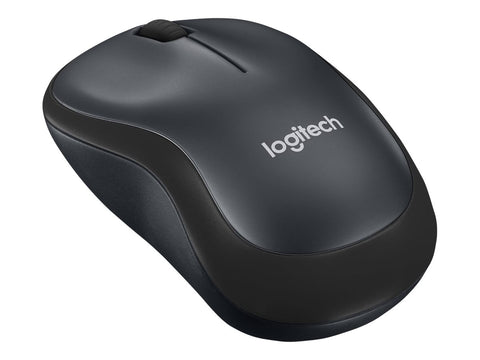 LOGITECH M220 Silent Mouse optical 3 buttons wireless 2.4 GHz USB wireless receiver charcoal