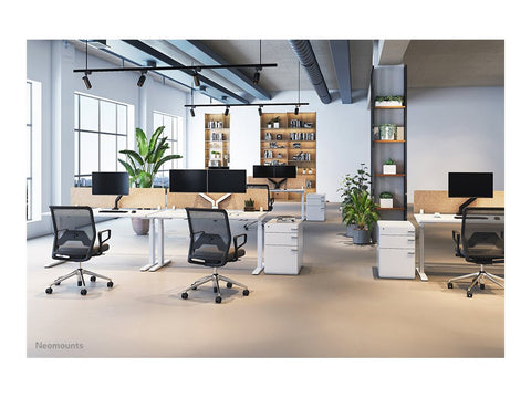 NEOMOUNTS NM-D750DWHITE Support décran à fixer 10-32p - ressort à gaz