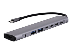 TNB iClick 8in1 USB-C Hub - aluminum