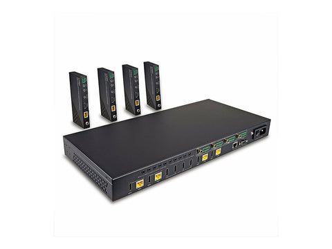 LINDY 150m Cat.6 4x4 HDMI 4K60 HDBaseT Matrix Extender