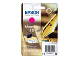 EPSON 1LB 16 ink cartridge magenta standard capacity 3.1ml 165 pages 1-pack RF-AM blister w/s