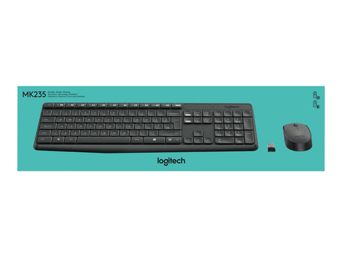 LOGITECH MK235 wireless Keyboard + Mouse Combo Grey FRA