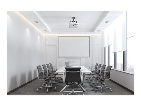 NEOMOUNTS CL25-530BL1 Support de plafond pour vidéoprojecteur - h 25.5 cm - installation facile - orientable