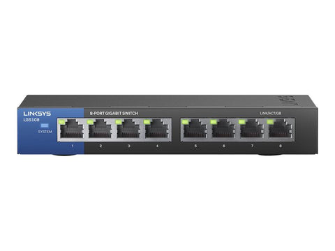 LINKSYS Switch 8 ports Gigabit - Boitier Métal