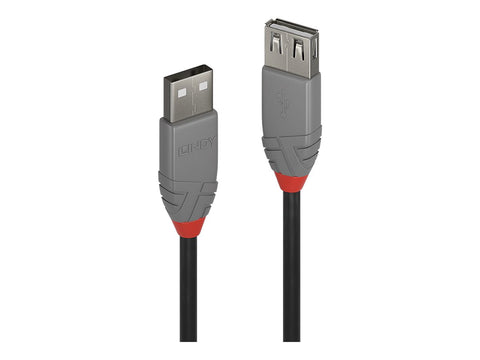 LINDY Rallonge USB 2.0 type A Anthra Line 0.2m