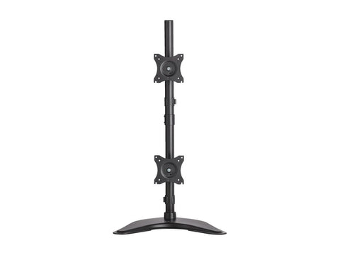 EATON TRIPPLITE Dual Vertical Flat-Screen Desk Stand/Clamp Mount 15inch to 27inch Flat-Screen Displays