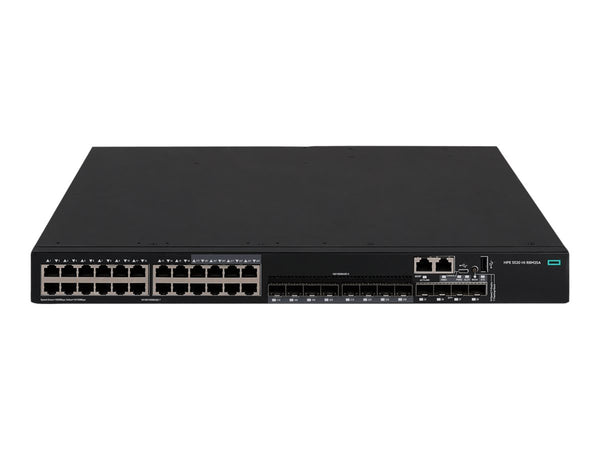 HPE FlexNetwork 5520 HI Switch 24G 4SFP+ 24 10/100/1000BASE-T 4 10G/1G BASE-X SFP+ 1 exp 2 PS Slot