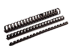 FELLOWES Plastic Comb 25mm Black A4 50PK