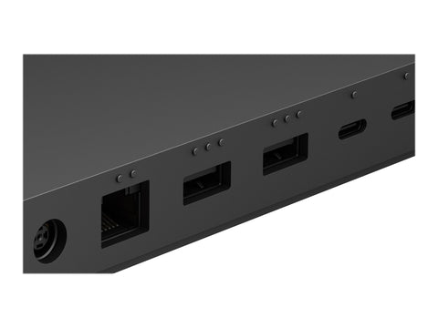 MICROSOFT Surface - Dock Thunderbolt 4 - Station daccueil - 3xUSB-C - 3xUSB 3.2 - Ethernet - Audio Jack - GigE - 165W - Noire