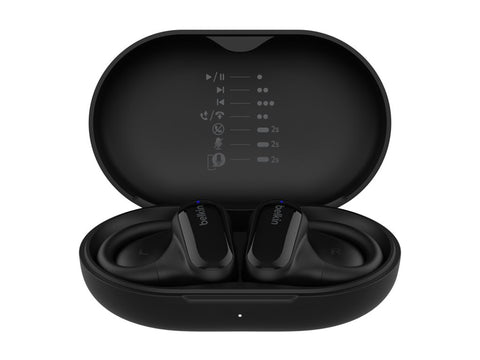 BELKIN Clearfit Open-Ear Wireless Earbuds Black
