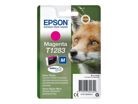 EPSON 1LB T1283 ink cartridge magenta standard capacity 3.5ml 1-pack RF-AM blister w/s