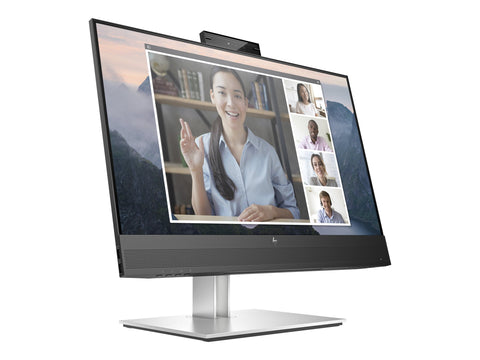 HP Écran de conférence E24mv G4 FHD avec webcam IR 5Mpx 23.8p FHD 1920x1080 HDMI VGA USB hub DisplayPort 3/3/0