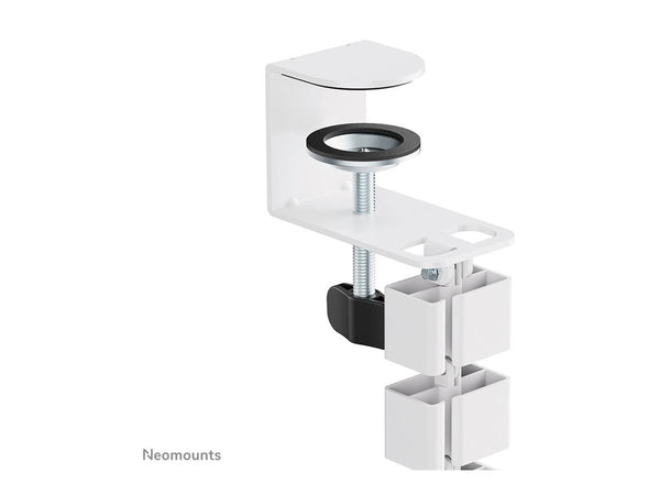 NEOMOUNTS Cable Spine Organizer for sit/stand desk frames clamp mounted white