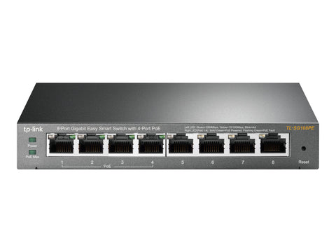 TP-LINK 8-Port Gigabit Desktop PoE Easy Smart Switch, 8 Gigabit RJ45 Ports inkl. 4 PoE Ports, 55W PoE Gesamtleistung