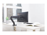 TNB ERGO Line Single Monitor Articulated Arm And Gas Spring Adjustment Material Steel For Screen Size