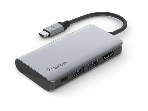 BELKIN Hub USB-C avec HDMI 2x USB-A 100W PD