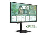 AOC Q27P4U 27p QHD IPS 120Hz 16:9 2xHDMI 2.0 DP 1.4