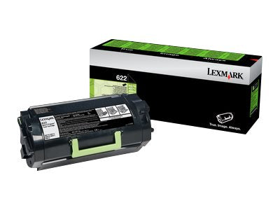 LEXMARK 622 cartouche de toner noir capacité standard 6.000 pages pack de 1 retour program