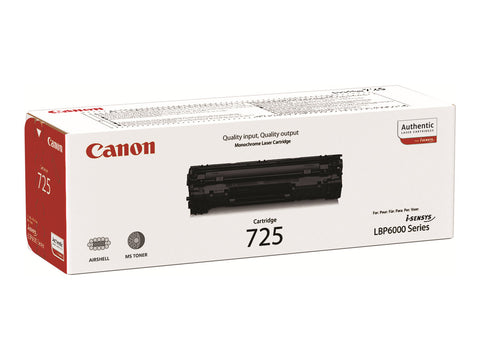 CANON CRG-725 cartouche de toner noir capacite standard 1.600 pages pack de 1