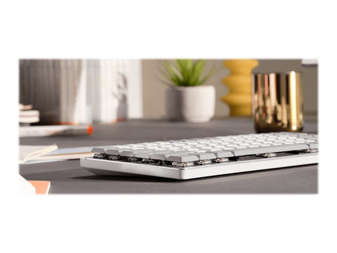 LOGITECH MX Mechanical Mini for Mac Minimalist Wireless Illuminated Keyboard - PALE GREY - (FRA) - EMEA
