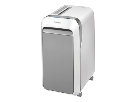 FELLOWES DESTRUCTEUR MICROSHRED LX221 BLANC COUPE MICROPARTICULES 230V EU/UK