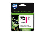 HP 712 3-Pack 29-ml Magenta DesignJet Ink Cartridge