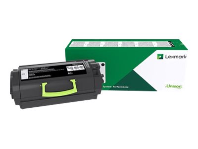 LEXMARK 522X cartouche de toner noir très haute capacité 45.000 pages pack de 1 retour program