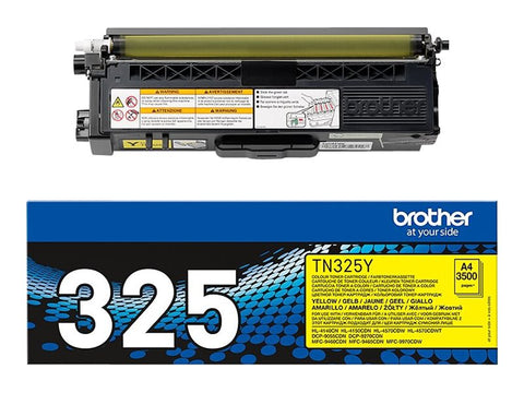 BROTHER TN-325 cartouche de toner jaune capacité standard 3.500 pages pack de 1
