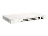 D-LINK Nuclias Switch 28xGE-ports PoE+ Smart Managed incl 4x1G Combo 370Ww/1Yr Lic
