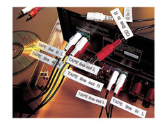 BROTHER P-TOUCH TZE-451 noir sur rouge 24mm