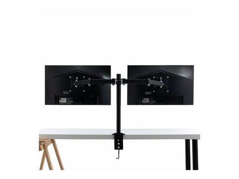 LINDY Dual Display Bracket w/ Pole & Desk Clamp