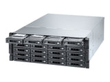QNAP 24-Bay 4U Rackmount NAS Intel Xeon E-2236 6 cores/12 threads 3.4GHz processor 128Go ECC DDR4 24x2.5p/3.5p SATA