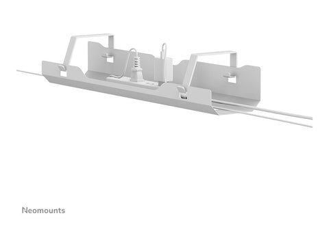 NEOMOUNTS Cable Management Tray max 5kg. screw mounted universal white