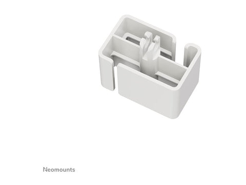 NEOMOUNTS Magnetic Cable Cover for sit/stand desk frames screw mounted magnetic channel white