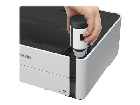 EPSON EcoTank ET-M1180 Printer Mono B/W Duplex ink-jet refillable A4 1200x2400dpi 20ppm capacity 250 sheets USB 2.0 LAN Wi-Fi