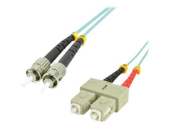 MCL ST/SC Multimode duplex 50/125 OM3 optical fiber - 3m