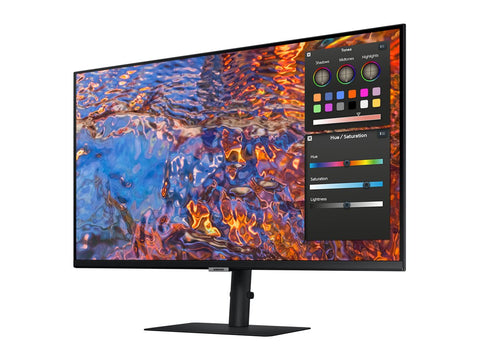 SAMSUNG LS32B800PXPXEN 32p 16:9 3840x2160 IPS 5ms HDR400 HAS/Swivel/Pivot/Tilt HDMI/DP/USB-C 90W/LAN USB3 Hub VESA 100