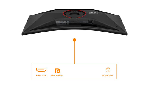 AOC CU34G4 34p Curved Fast VA UWQHD 21:9 180Hz 0.5ms 300cd/m2 HDMI 2.0 DP1.4 Speakers
