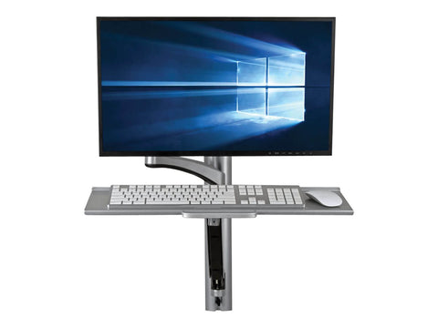 EATON TRIPPLITE Adjustable-Height Wall-Mount Sit-Stand Workstation Single-Display