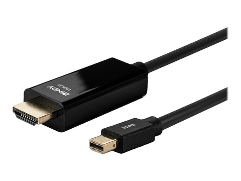 LINDY Câble Mini DisplayPort vers HDMI 4K30 DP:passif 2m