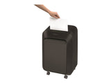 FELLOWES DESTRUCTEUR MICROSHRED LX211 NOIR COUPE MICROPARTICULES 230V EU/UK