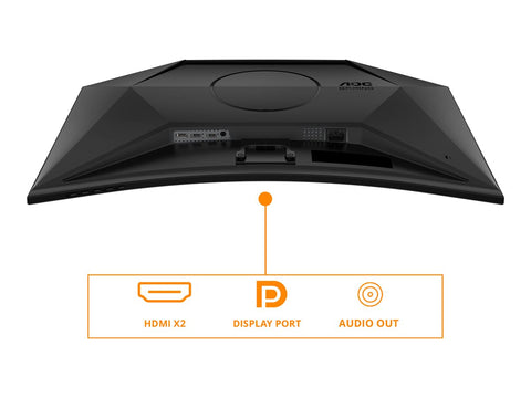 AOC CQ32G4VE 31.5p Curved 2560x1440 0.5ms HDMI DP Black/Grey