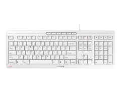 CHERRY Stream Keyboard Clavier 104+10 touches USB gris Layout Qwerty International (EU)